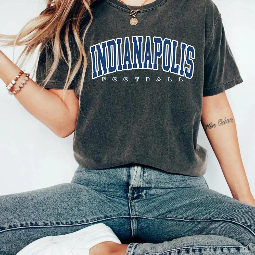 Indianapolis Football Shirt S Game Day Tee Football Fan Gift 4